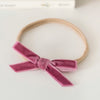 Snuggle Hunny Kids - Velvet Petite Bow Mauve