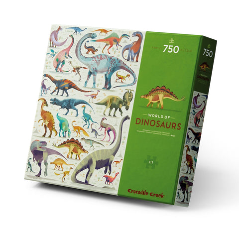 Crocodile Creek - World of Dinosaurs 750 piece puzzle