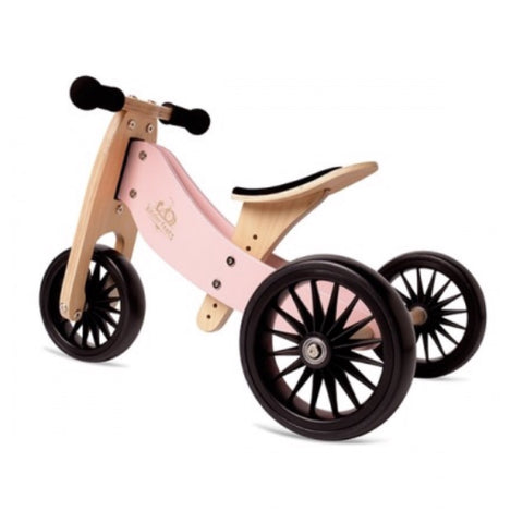 Kinderfeets PLUS - Trike & Bike Combo Rose Pink