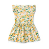 Sunny Citrus Short Sleeve Organic Dress