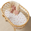 Butterfly Organic Bassinet Sheet / Change Pad Cover