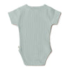 Sage Short Sleeve Organic Bodysuit