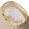 Butterfly Organic Bassinet Sheet / Change Pad Cover