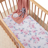Lilac Skies Fitted Cot Sheet