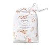 Butterfly Organic Bassinet Sheet / Change Pad Cover