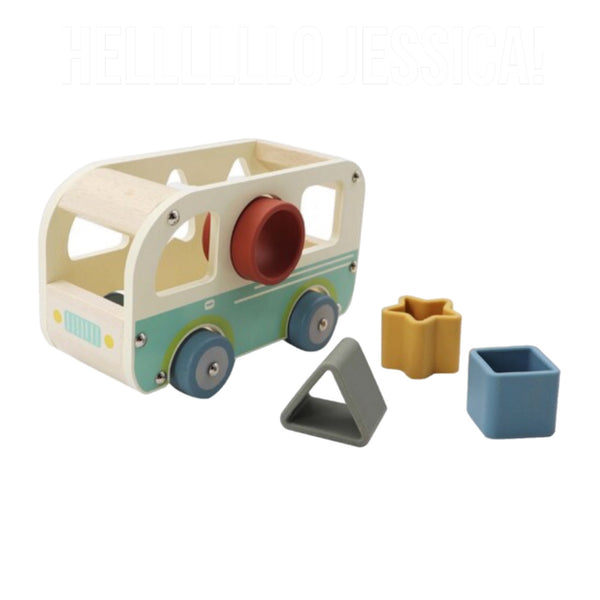 Wooden Vehicle - Van Shape Sorter