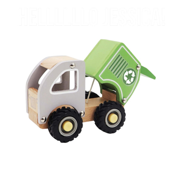 Wooden Vehicle - Recycle Truck