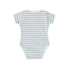 Snuggle Hunny Kids - Sage Stripe Organic Bodysuit