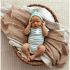 Snuggle Hunny Kids - Sage Stripe Organic Bodysuit