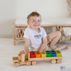 Wooden Flat Bed Truck with Sorting Containers