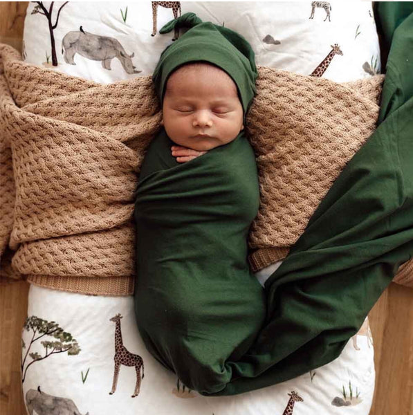 Snuggle Hunny Kids - Jersey Wrap Set Olive