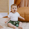 Olive Organic Shorts
