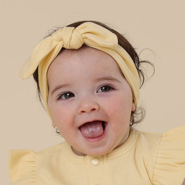 Sunlight Ribbed Organic Topknot