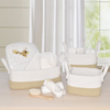 Cotton Rope 3pc Storage Set - Natural/White