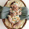 Sunny Citrus Short Sleeve Organic Dress