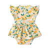 Sunny Citrus Short Sleeve Organic Dress