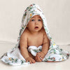 Snuggle Hunny Kids - Organic Hooded Baby Towel Eucalypt