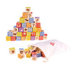 Wooden Alphabet Educational Block Set - Rourke & Henry Kids Boutique