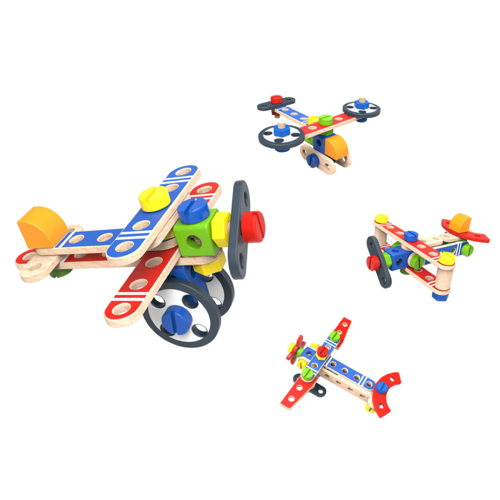 Wooden DIY Plane Construction Set - Rourke & Henry Kids Boutique