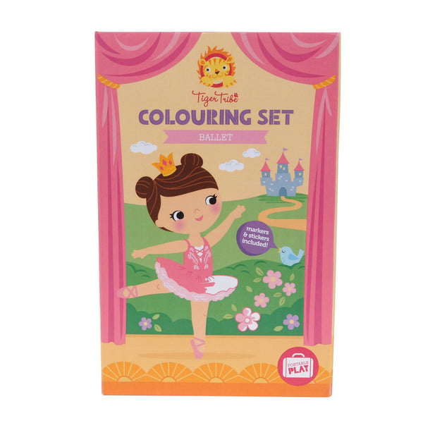 TIGER TRIBE Colouring Set - Ballet - Rourke & Henry Kids Boutique