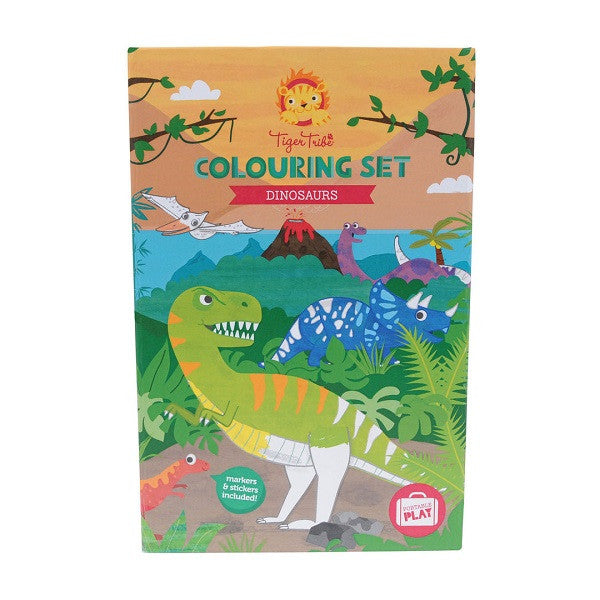 TIGER TRIBE Colouring Set - Dinosaurs - Rourke & Henry Kids Boutique