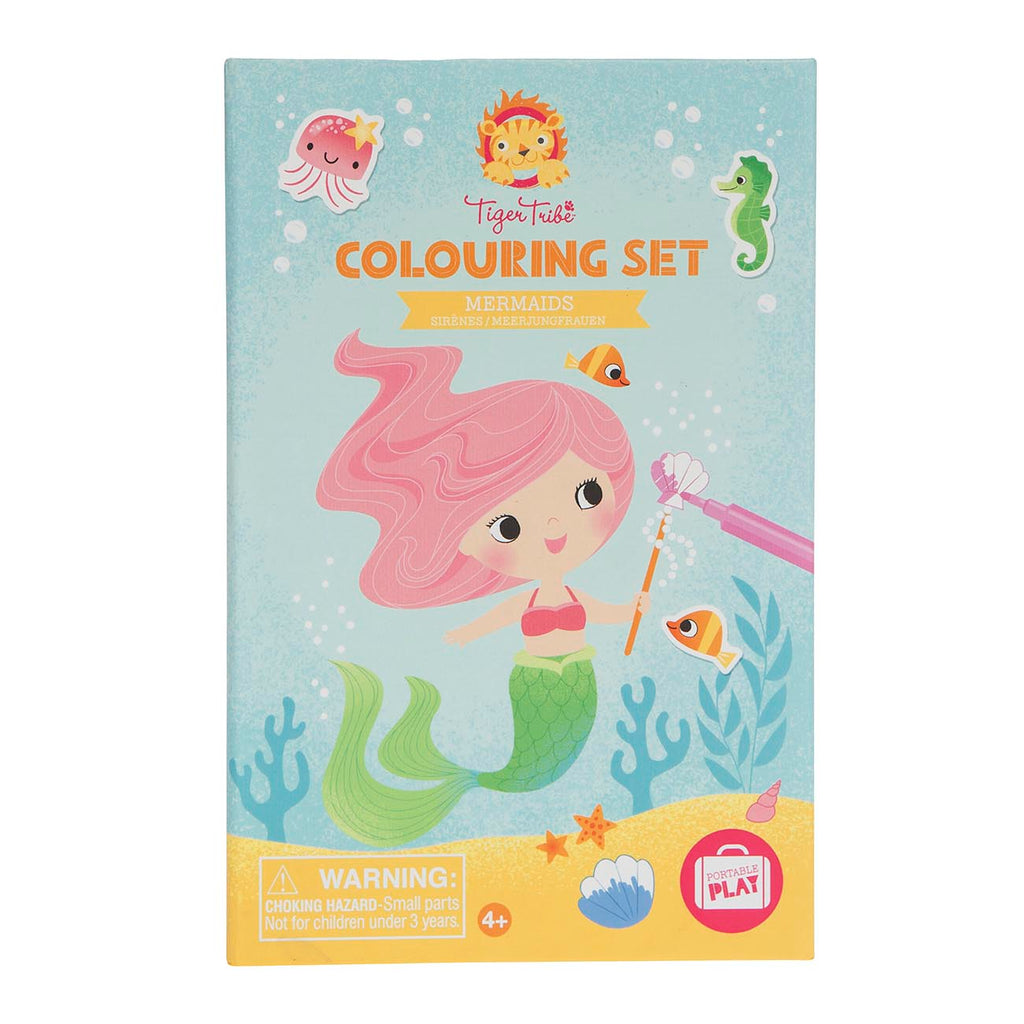 TIGER TRIBE Colouring Set - Mermaids - Rourke & Henry Kids Boutique