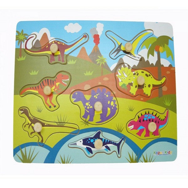 Wooden Dinosaur Puzzle - Rourke & Henry Kids Boutique