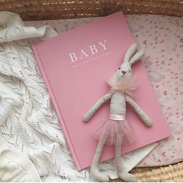 Baby Journal - Birth to Five Years Pink - Rourke & Henry Kids Boutique