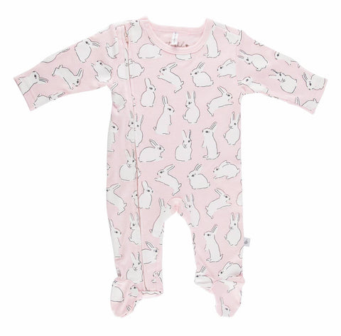 Emotion & Kids - Bunnies Zipped Outfit with Feet