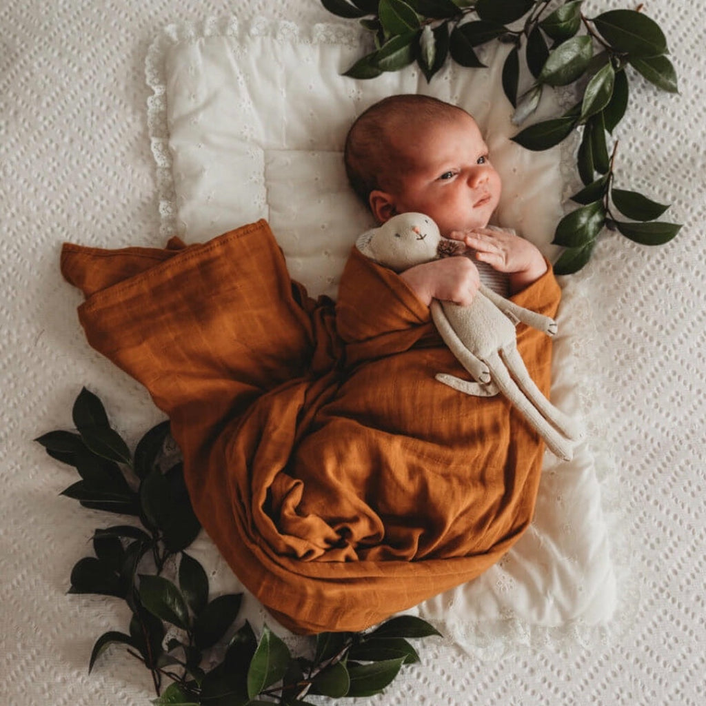 Snuggle Hunny Kids - Organic Muslin Wrap Bronze