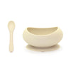 OB Designs - Silicone Suction Bowl and Spoon Set Coconut