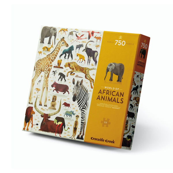 Crocodile Creek - World of African Animals 750 piece puzzle