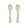 OB Designs - Silicone Baby Spoon 2 pack Mint