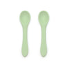 OB Designs - Silicone Baby Spoon 2 pack Mint