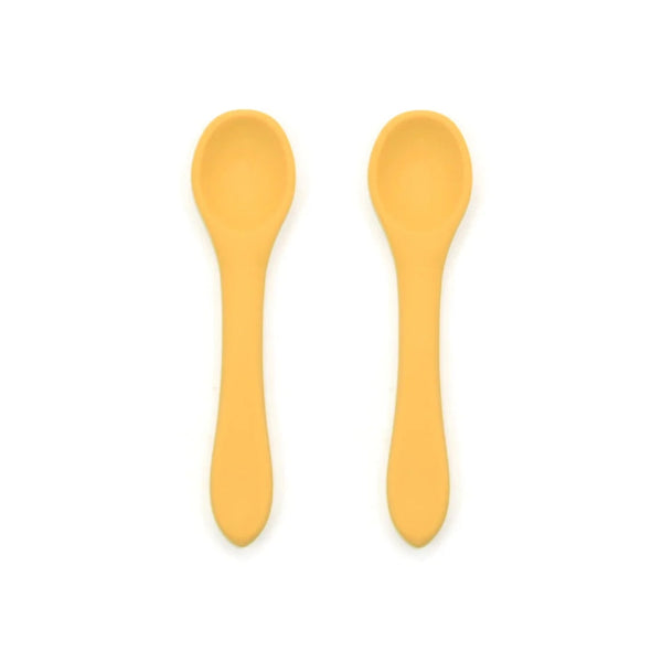 OB Designs - Silicone Baby Spoon 2 pack Mango