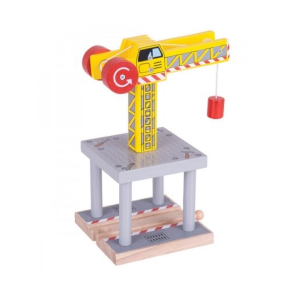 BigJigs Rail - Big Yellow Crane