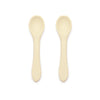 OB Designs - Silicone Baby Spoon 2 pack Coconut