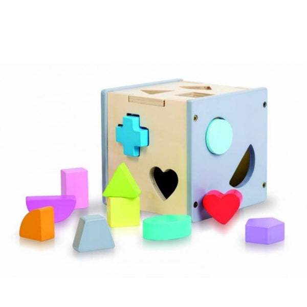 Wooden shape sorter and book - Rourke & Henry Kids Boutique