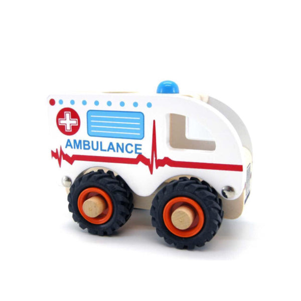 Wooden Vehicle - Ambulance - Rourke & Henry Kids Boutique