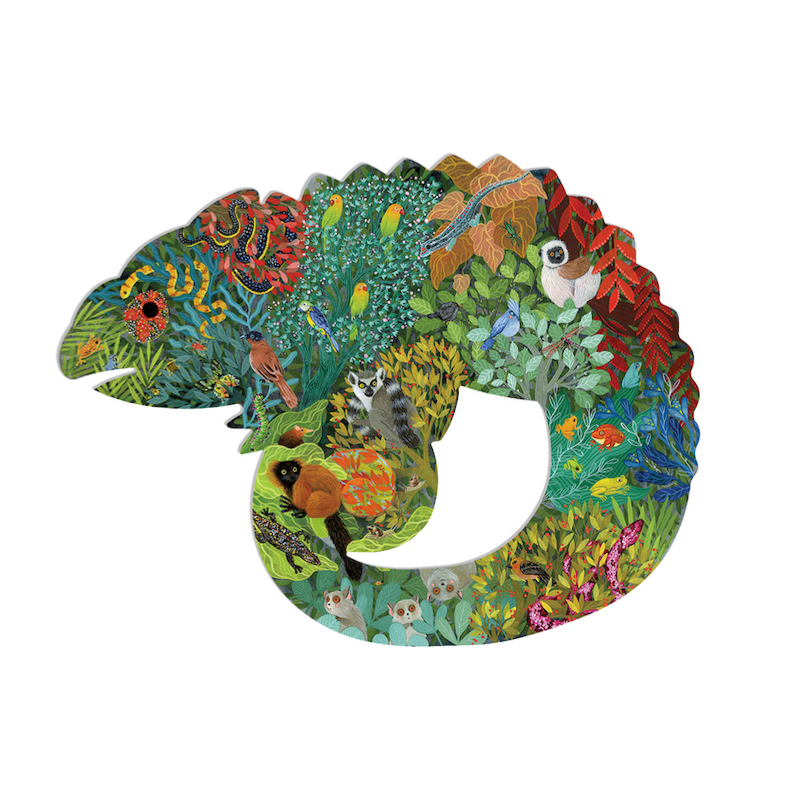 Djeco Puzzle - Chameleon 150 piece - Rourke & Henry Kids Boutique