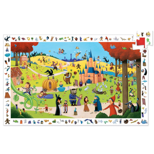 Djeco Puzzle - Fairytales 54 piece - Rourke & Henry Kids Boutique