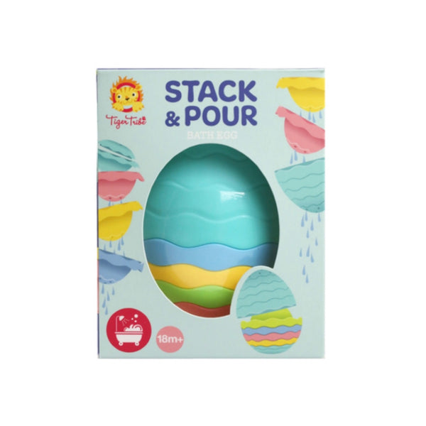 TIGER TRIBE Bath Toys - Stack & Pour Bath Egg