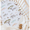 Snuggle Hunny Kids - Bassinet Sheet/Change Mat Cover Safari