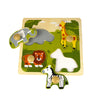 Wooden Safari Animal Peg Puzzle