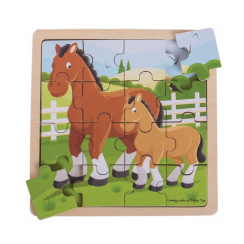 Bigjigs - Horse & Foal puzzle