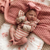 Snuggle Hunny Kids - Bodysuit Rose Stripe