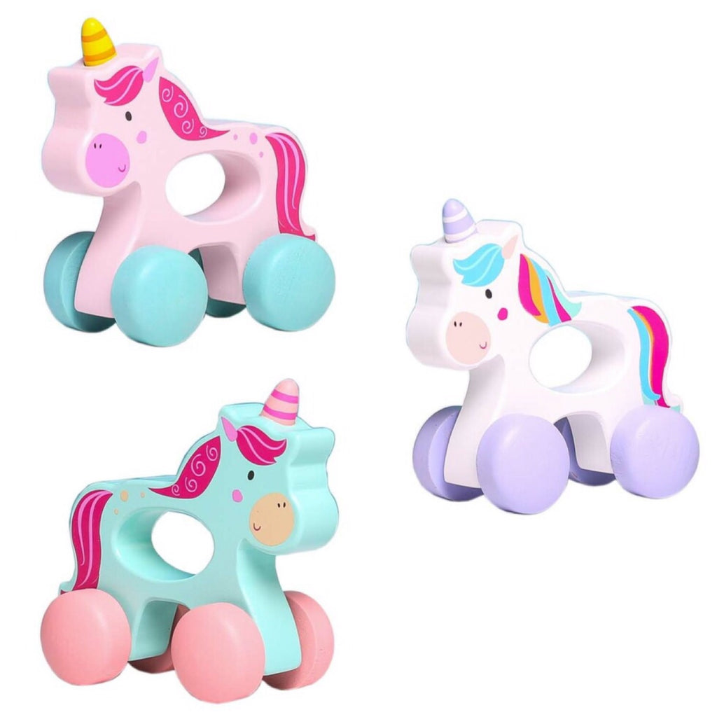 Wooden Unicorn Wheelies - Rourke & Henry Kids Boutique