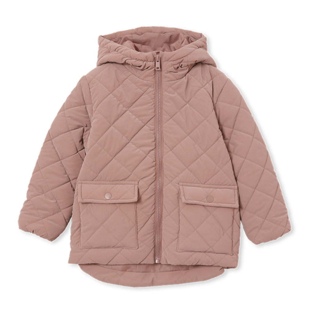 Milky - Hooded Puffer Jacket Pink
