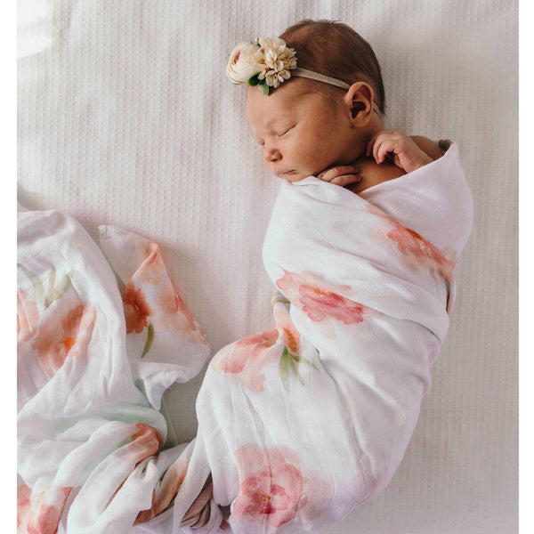 Snuggle Hunny Kids - Organic Muslin Wrap Sorbet Bloom