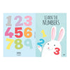 Wooden shape sorter and book - Numbers